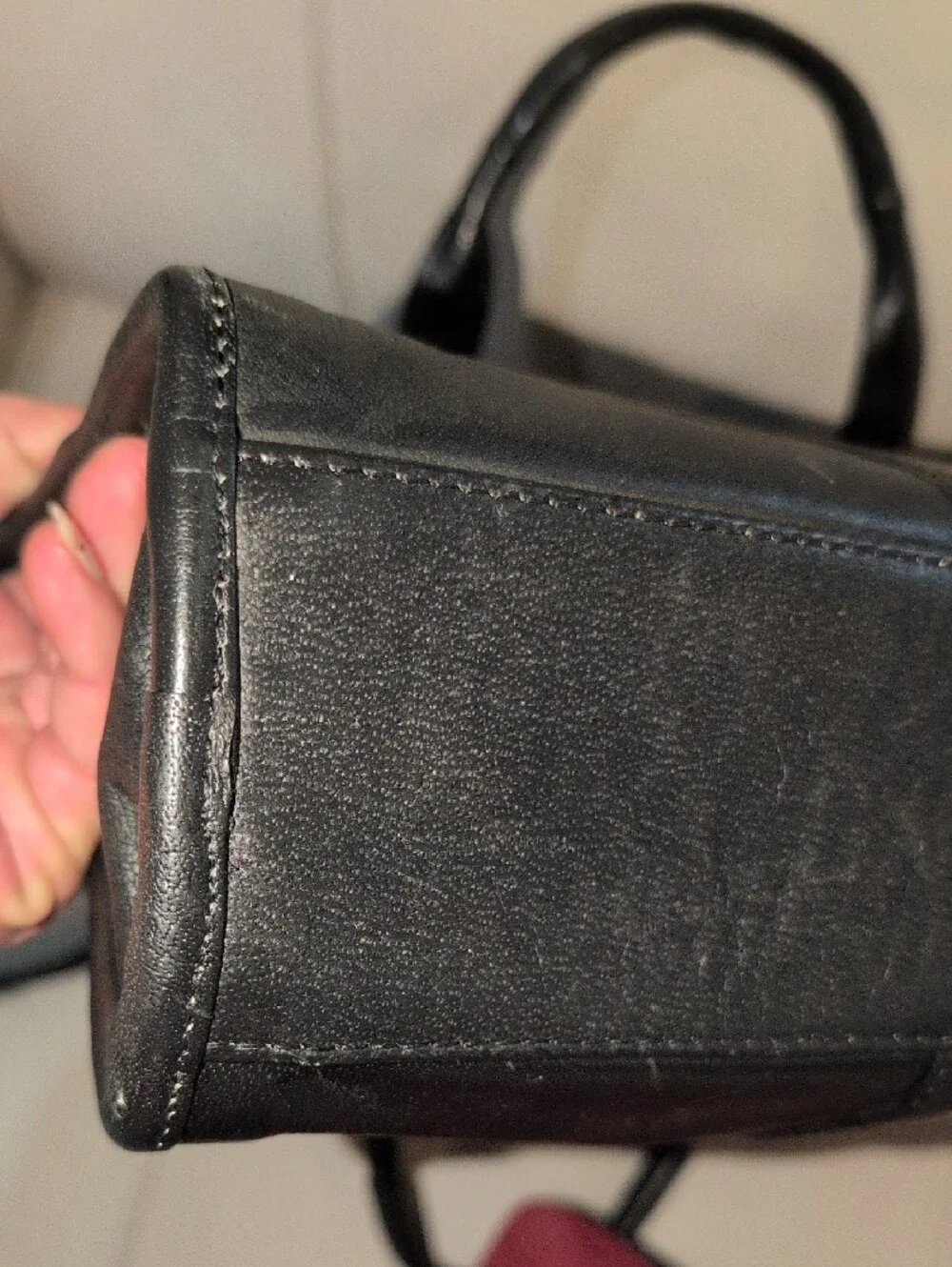 Wilson's Vintage Black Leather Men’s Briefcase